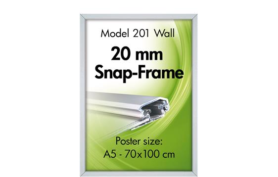 9413129  326119 Plakatramme Snap 20mm,alu 70 x 100 cm 